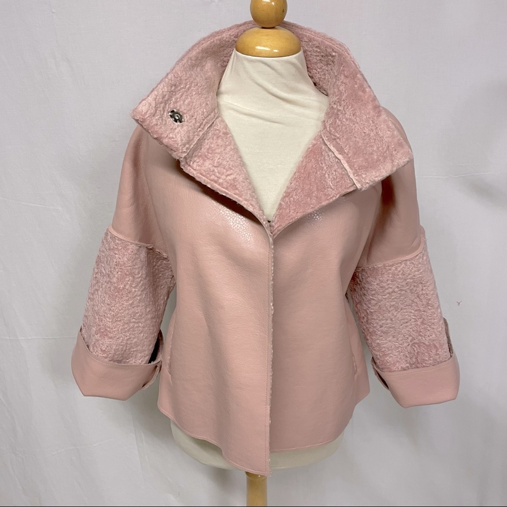 Furious Fur Faux Leather Coat
